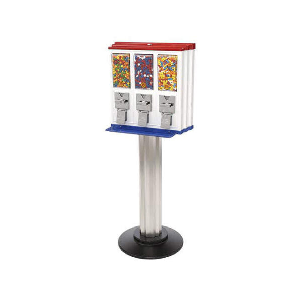 Northwestern Triple Play Vending Machine with Stand