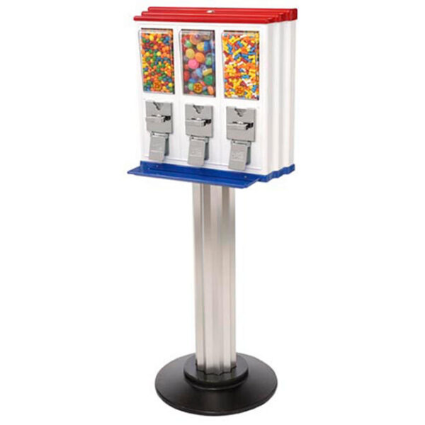 Northwestern Triple Play Vending Machine with Stand - Red/White/Blue